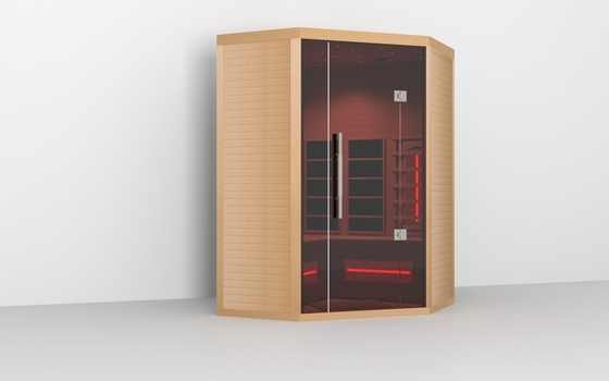 Luxuriöse, vorgefertigte Holz-Innenraum-Infrarot-Sauna 5 Personen