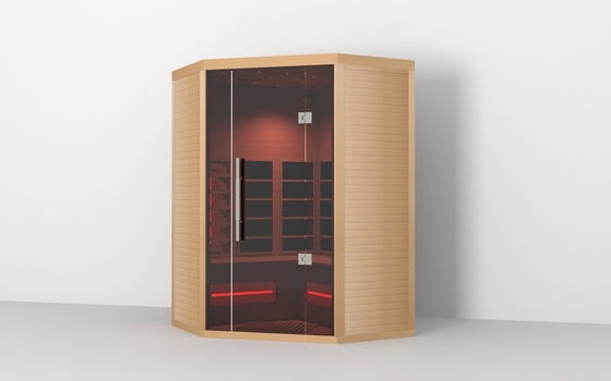 Luxuriöse, vorgefertigte Holz-Innenraum-Infrarot-Sauna 5 Personen