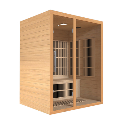 Smartmak 2100W 3 Personen Fern-Infrarot-Sauna-Raum Zuhause Infrarot-Sauna für Spa