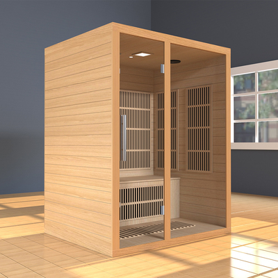 Smartmak 2100W 3 Personen Fern-Infrarot-Sauna-Raum Zuhause Infrarot-Sauna für Spa