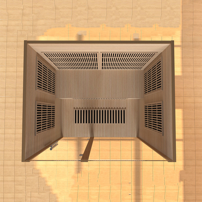 Smartmak 2100W 3 Personen Fern-Infrarot-Sauna-Raum Zuhause Infrarot-Sauna für Spa