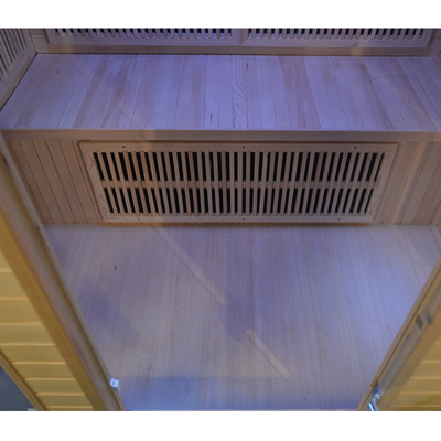 Sauna aus Trockenholz Moderne Luxus Ferninfrarot Sauna für Zuhause 2700W