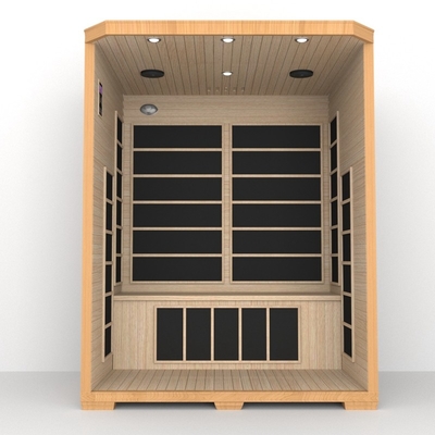 Luxus-Haus Innenraum 3 Personen Vollspektrum Infrarot Sauna Raum Für Spa