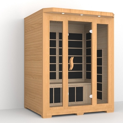Luxus-Haus Innenraum 3 Personen Vollspektrum Infrarot Sauna Raum Für Spa