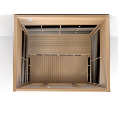 Traditionelles Zuhause Niedrige EMF Innerhalb Ferninfrarot Sauna Rot Zeder Material für 3 Personen Größe