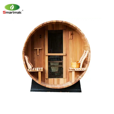 Kanadische Sauna aus rotem Zedernholz