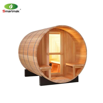Kanadische Sauna aus rotem Zedernholz