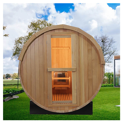 Sauna mit Panoramafenster
