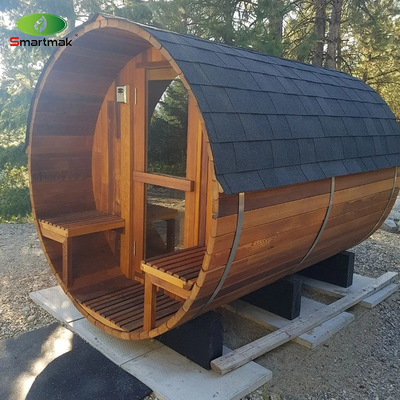 Trockenes Dampfspa Holz gefeuert Außenwasserdichtes Fass Sauna Raum Garten Verwendung