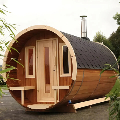 Trockener Dampf Holz Sauna Gesundheit Holzbad Fass Dampfsaunen
