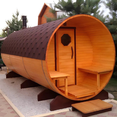 Trockener Dampf Holz Sauna Gesundheit Holzbad Fass Dampfsaunen