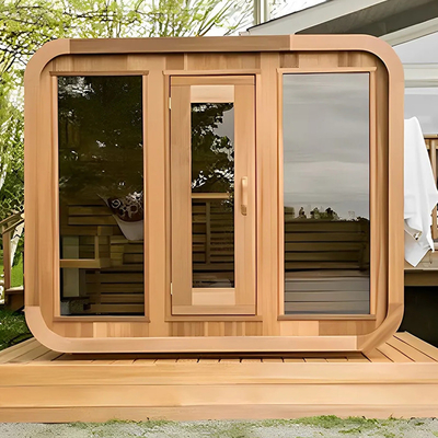 Hemlock Außensauna mit einstellbarem Belüftungssystem Bluetooth-Musik