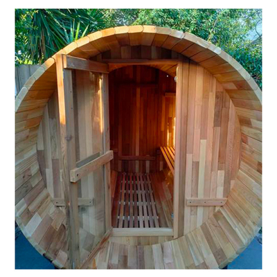 4.5KW Internal Control Ofen Heizung Holz Fass Sauna aus kanadischen roten Zeder
