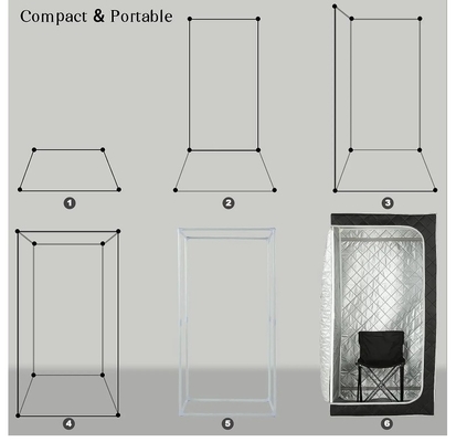 Portable Indoor Relax Dampfsauna Raum Einzelperson Sauna Zuhause Haushalt