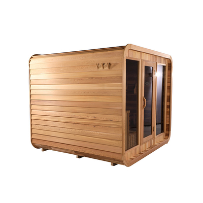 Einstellbare Lüftung Cedar Outdoor Trockene Sauna mit Bluetooth-Musiksystem