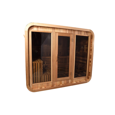 Einstellbare Lüftung Cedar Outdoor Trockene Sauna mit Bluetooth-Musiksystem