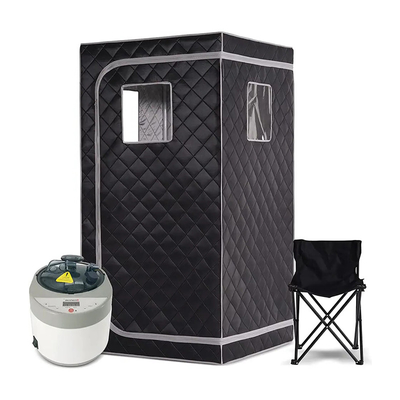 Portable Dampfsauna 1500W 4L Wasserkapazität Zeitregelung 0-99 Minuten