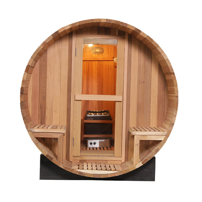 Holzgriffe Fass Saunaheizung Einfache Installation Holzfarbe Elegantes Design
