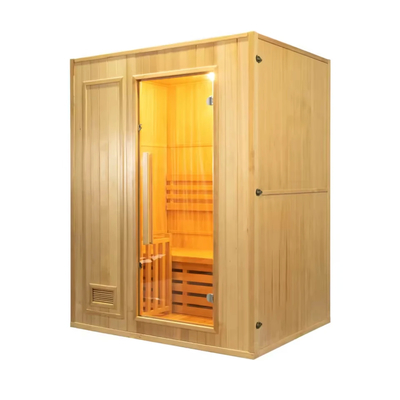 15~90.C Hemlock / Red Cedar Dampfsauna mit 0-99 MIN Timer und 220V Spannung