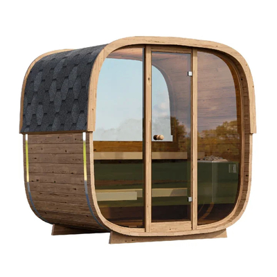 Luxus Touchscreen Dampfsauna mit LED-Leuchten Ozongenerator und 0-99 MIN Timer