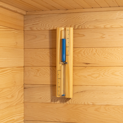 15~90.C Hemlock / Red Cedar Dampfsauna mit 0-99 MIN Timer und 220V Spannung