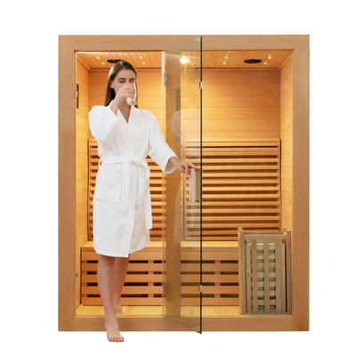 Kanadische Schierlings-Ozon-Sauna-Sauna im Freien und Dampfbad für BADEKURORT Mitte