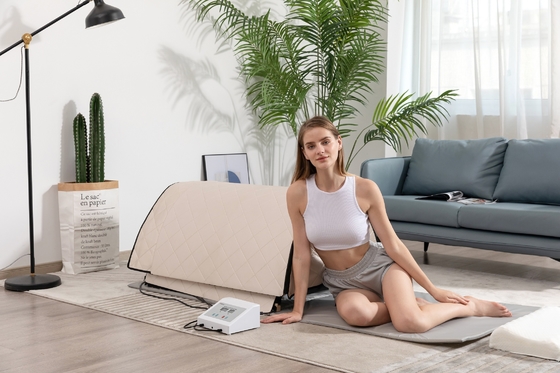 3 Heizzone niedrige Tannen-Hauben-Sauna des EMF-Infrarotsauna-Hauben-Gesundheitswesen-1300W