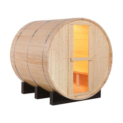 Personen-hölzerner Fass-Sauna-Raum 4.5kw Familie 4 - 6 im Freien