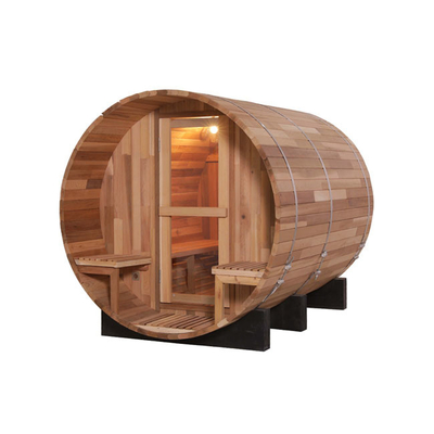 Personen-Fass-Sauna-Holz Cedar Outdoor Sauna Room des Familien-Gesundheitswesen-4