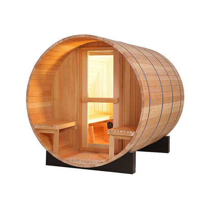 Kanadischer Schierlings-hölzerner Fass-Sauna-Raum 4500W im Freien