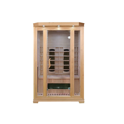 Kanadischer Schierling Cedar Wooden Home Sauna Room 2 Personen-trockener Dampf-weit Infrarot