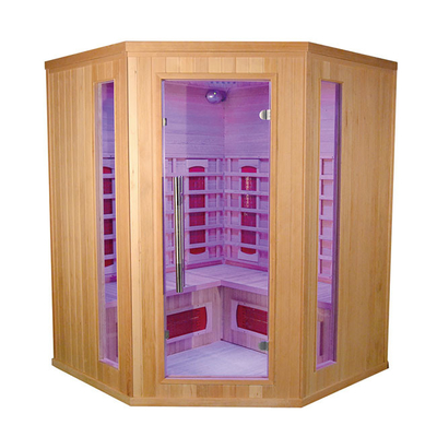 Personen-Ecken-Sauna roter Cedar Wood Custom Home Sauna des Haushalts-3
