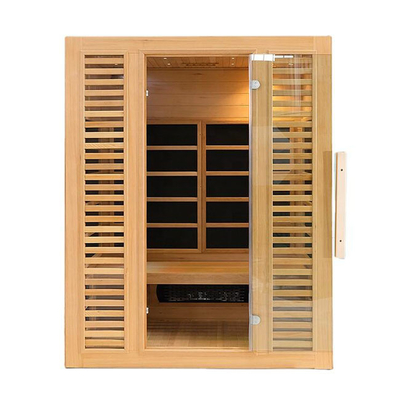 ODM-Rotholz-Heimsauna-Raum-Sauna-Infrarotsauna mit Chromotherapy