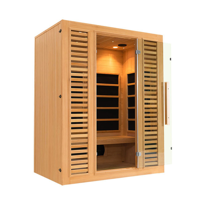 ODM-Rotholz-Heimsauna-Raum-Sauna-Infrarotsauna mit Chromotherapy