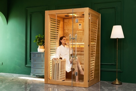 Handelsrotholz Cedar Steam Sauna Room 1 Person