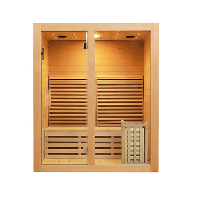 Rote Cedar Wooden Domestic Steam Rooms-Innensaunaausrüstungen für Person 3