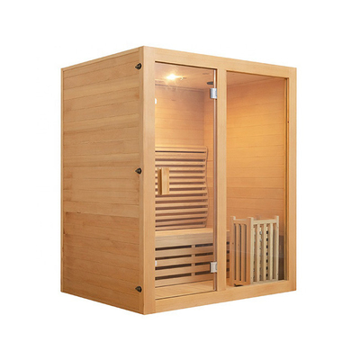 Rote Cedar Wooden Domestic Steam Rooms-Innensaunaausrüstungen für Person 3