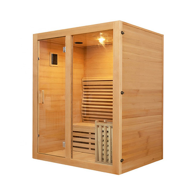 Rote Cedar Wooden Domestic Steam Rooms-Innensaunaausrüstungen für Person 3