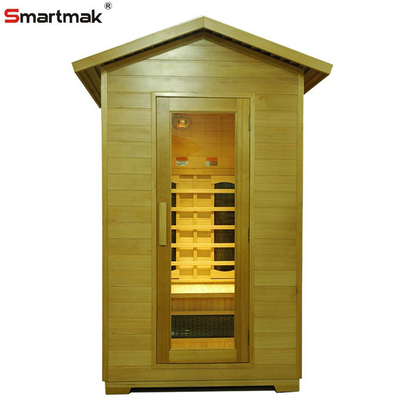 Smartmak fertigte Cedar Outdoor Dry Sauna 1 Personen-kleine Garten-Sauna besonders an