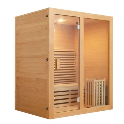 ROHS milderte Personen-Dampf-Sauna-Raum-Red-cedar des Glas-3