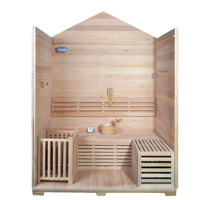 Trockenes Sauna-Holz 6 Personen-Rotholz-Cedar Modern Sauna Outdoor Wets