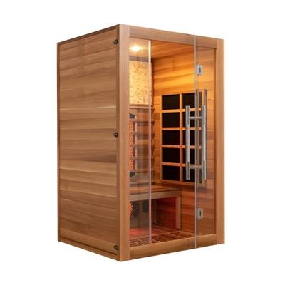 Volles Spektrum-rote Cedar Home Sauna Traditional Two-Leute