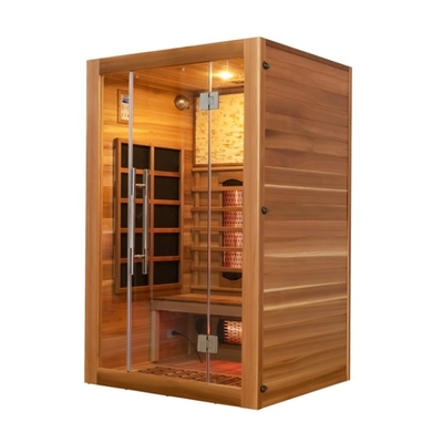 Volles Spektrum-rote Cedar Home Sauna Traditional Two-Leute