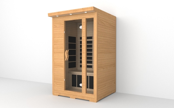 Volle Innenpersonen-Infrarotsauna des Spektrum-2 mit Belüftungs-Fenster