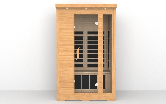 Volle Innenpersonen-Infrarotsauna des Spektrum-2 mit Belüftungs-Fenster