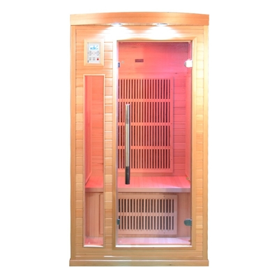 hölzerne trockene 2 Infrarotsauna-Heimsaunas der Personen-1750w Innen