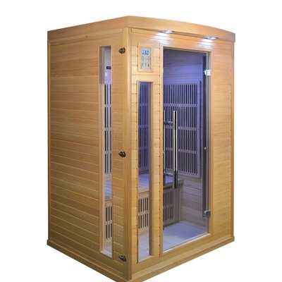 hölzerne trockene 2 Infrarotsauna-Heimsaunas der Personen-1750w Innen