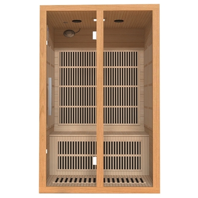 Kanadische rote Hauptpersonen-Infrarotsauna Cedar Woods 2 für Körper Sculpting