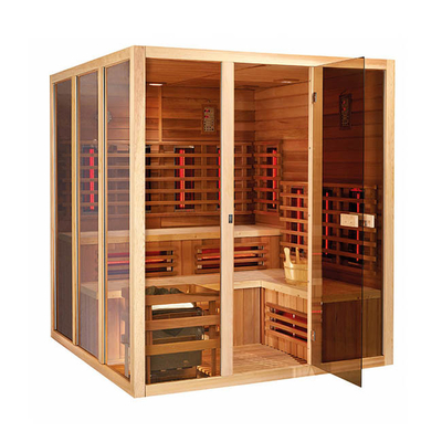 Haushalts-nasser Sauna-Innenkanadier roter Cedar Steam And Infrared Sauna