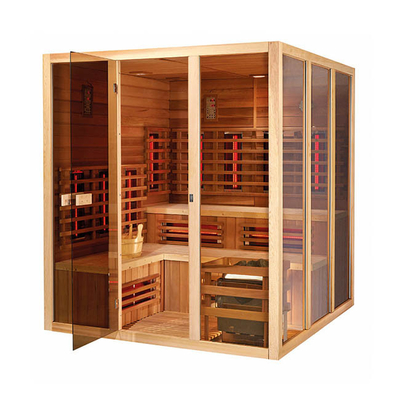 Haushalts-nasser Sauna-Innenkanadier roter Cedar Steam And Infrared Sauna